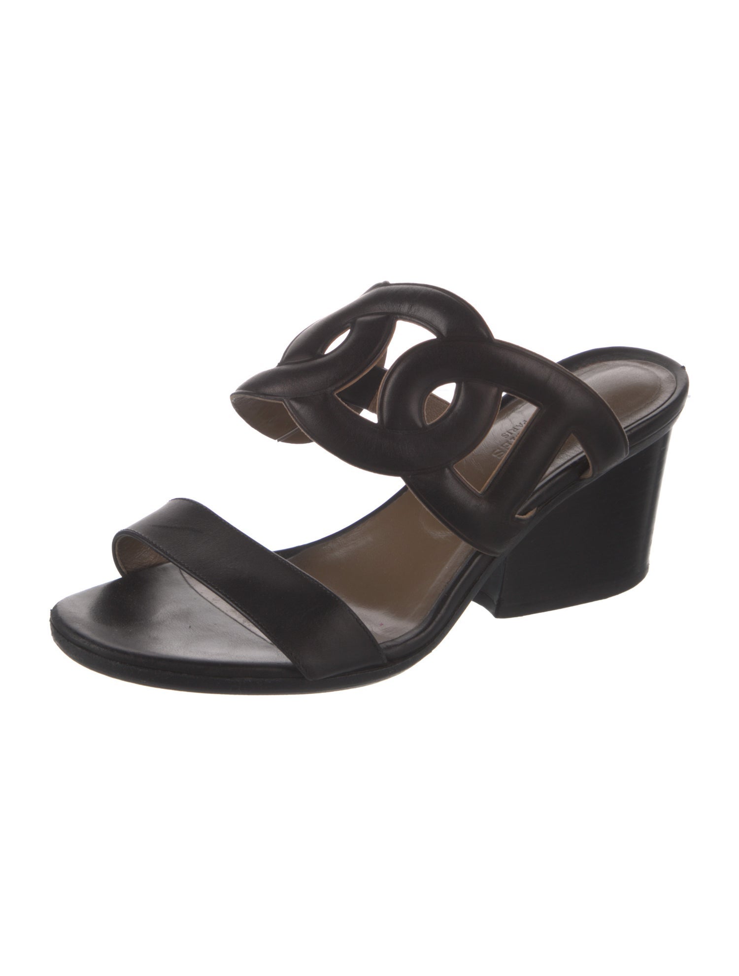 Hermès Peace Chaîne d'Ancre Insignia Slides